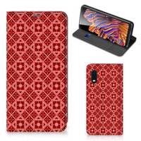 Samsung Xcover Pro Hoesje met Magneet Batik Rood