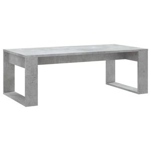 vidaXL Salontafel 102x50x35 cm bewerkt hout betongrijs