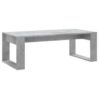 vidaXL Salontafel 102x50x35 cm bewerkt hout betongrijs - thumbnail