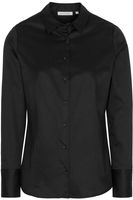 ETERNA Modern Classic Dames Overhemd zwart, Effen - thumbnail