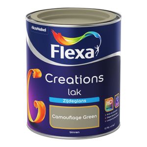 Flexa Creations Lak Zijdeglans - Camouflage Green