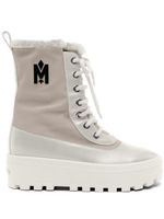 Mackage bottines Hero en peau lainée - Blanc - thumbnail