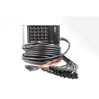 Cordial EYB 20-4 C 30 Stagebox 30 m Aantal ingangen:4 x Aantal uitgangen:20 x
