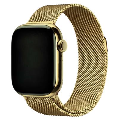 Apple Watch Milanese Band - Goud - 44, 45, 46 & 49mm Apple Watch Milanese Band - Goud - 44, 45, 46 & 49mm