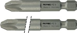Rotec PRO Krachtbit PZ 1 L=89mm E 6,3 BASIC - 8050007 - VPE = 10 stuks