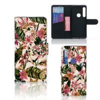 Motorola One Action Hoesje Flowers - thumbnail