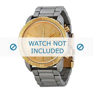 Diesel horlogeband DZ5303 Staal Zilver 22mm