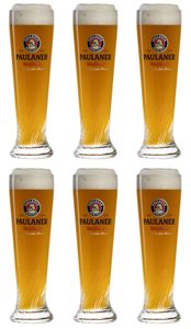 Paulaner Bierglazen Weizen - 500 ml - 6 stuks