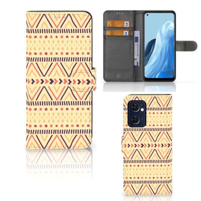 OPPO Find X5 Lite | Reno 7 5G | Telefoon Hoesje | Aztec Yellow