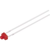 Vishay TLUR2401 Bedrade LED Rood Koepelvormig 1.9 mm 1.6 mcd 20 ° 20 mA 2 V - thumbnail