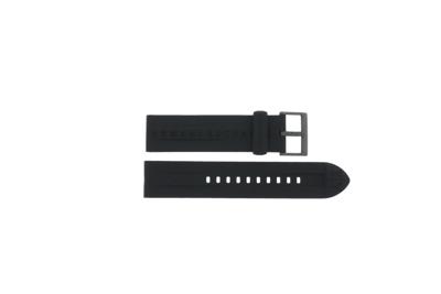 Horlogeband Armani Exchange AX1253 Silicoon Zwart 22mm