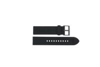 Horlogeband Armani Exchange AX1253 Silicoon Zwart 22mm