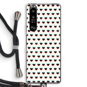 Hartjes: Sony Xperia 1 III Transparant Hoesje met koord