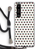 Hartjes: Sony Xperia 1 III Transparant Hoesje met koord