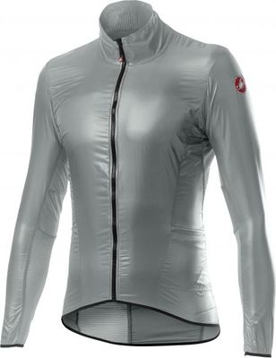 Castelli Aria shell fietsjack zilver heren XL
