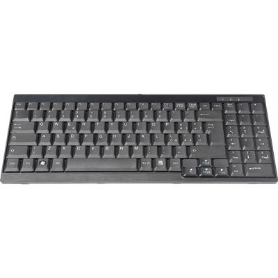 Digitus DS-72000IT KVM-toetsenbord Kabelgebonden QWERTY, Italiaans Zwart