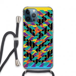 Skew Bee 1: iPhone 13 Pro Max Transparant Hoesje met koord