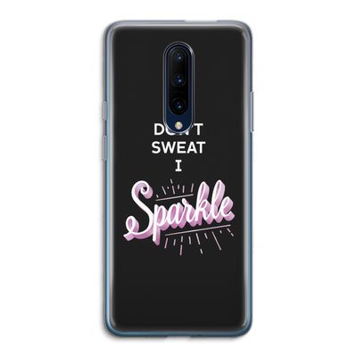 Sparkle quote: OnePlus 7 Pro Transparant Hoesje