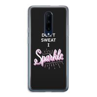 Sparkle quote: OnePlus 7 Pro Transparant Hoesje