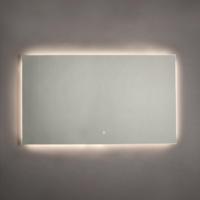 Adema Squared Badkamerspiegel - 120x70cm - indirecte LED verlichting - touch schakelaar - spiegelverwarming JG2112-12070