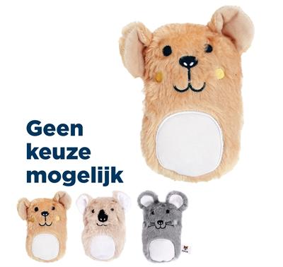 FOFOS PUPPY KOALA / HAMSTER / MUIS PLUCHE ASSORTI