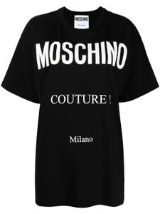 Moschino t-shirt Moschino Couture oversize - Noir