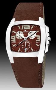 Horlogeband Lotus 15321-2 Leder Bruin