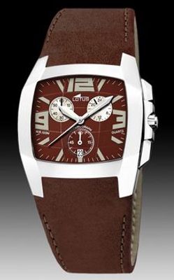 Horlogeband Lotus 15321-2 Leder Bruin
