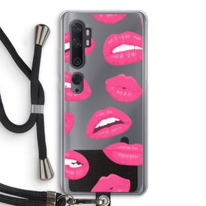 Bite my lip: Xiaomi Mi Note 10 Pro Transparant Hoesje met koord