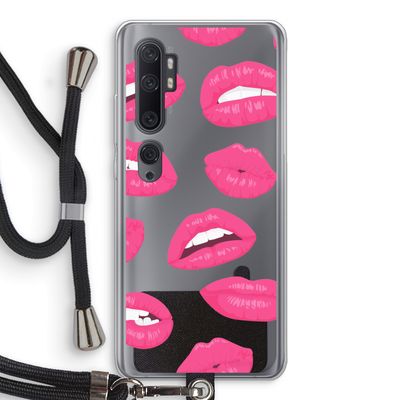 Bite my lip: Xiaomi Mi Note 10 Pro Transparant Hoesje met koord