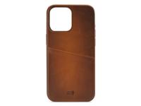 Senza Senza Desire Leather Cover with Card Slot Apple iPhone 14 Pro Max Burned Cognac