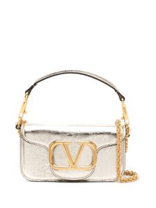 Valentino Garavani petit sac porté épaule Locò - Métallisé