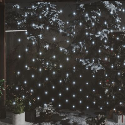 VidaXL Kerstnetverlichting 204 led&apos;s binnen en buiten 3x2 m koudwit