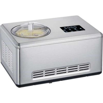 SEVERIN EZ7405 Sorbetiere Yoghurtmaker 2 in 1 - Innovatieve functie voor het maken van ijssorbets en yoghurt / geborsteld roestvrij staal