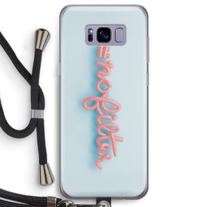 #nofilter: Samsung Galaxy S8 Transparant Hoesje met koord