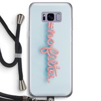#nofilter: Samsung Galaxy S8 Transparant Hoesje met koord