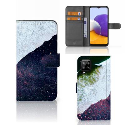 Samsung Galaxy A22 4G | M22 | Book Case | Sea in Space