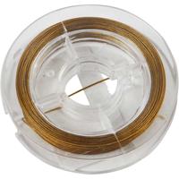 Creativ Company Sieradendraad, dikte 0,38 mm, goud, 10 m/ 1 rol