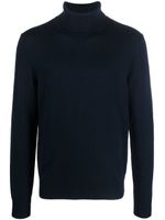 Emporio Armani pull en maille à col roulé - Bleu