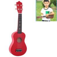 HM100 21 inch Basswood Ukulele kinderen verlichting muziekinstrument (rood)