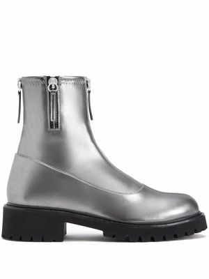 Giuseppe Zanotti bottines Gz Alexa - Argent