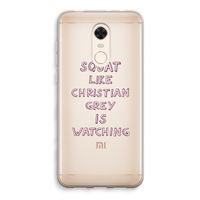 Christian Grey: Xiaomi Redmi 5 Transparant Hoesje