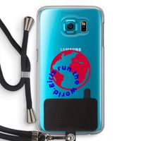 Run The World: Samsung Galaxy S6 Transparant Hoesje met koord