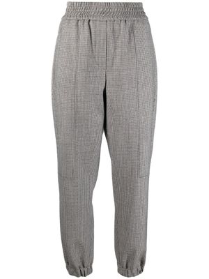 Brunello Cucinelli pantalon fuselé à carreaux - Tons neutres