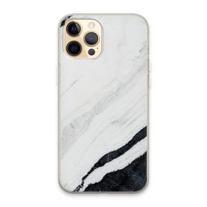 Elegante marmer: iPhone 13 Pro Max Transparant Hoesje
