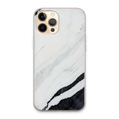 Elegante marmer: iPhone 13 Pro Max Transparant Hoesje