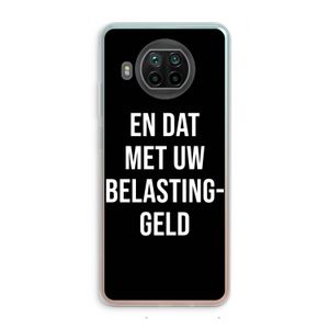 Belastinggeld - Zwart: Xiaomi Mi 10T Lite 5G Transparant Hoesje
