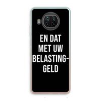 Belastinggeld - Zwart: Xiaomi Mi 10T Lite 5G Transparant Hoesje