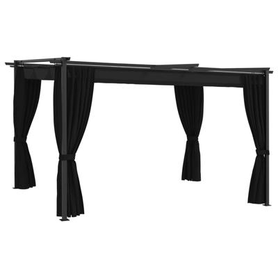 Prieel 4x3 m antraciet