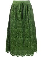 Ulla Johnson jupe Clarabella à détails d'œillets - Vert